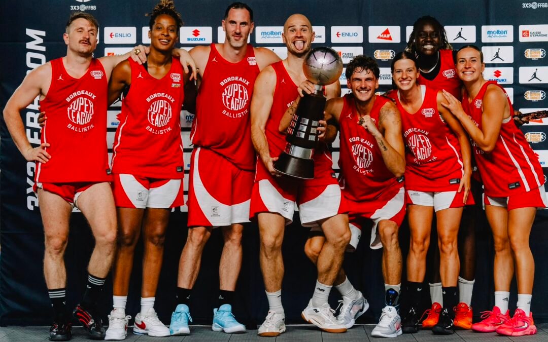 Bordeaux 3×3 retrouve le sommet et décroche un deuxième titre de champion de France